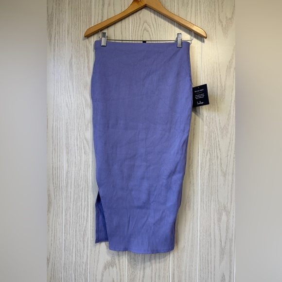 Set For Life Lavender Ribbed Bodycon Two-Piece Dress NWT Size M - Picture 5 of 6